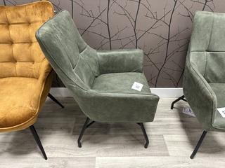 Fauteuil Henk Olijf groen